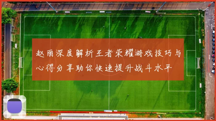 赵丽深度解析王者荣耀游戏技巧与心得分享助你快速提升战斗水平